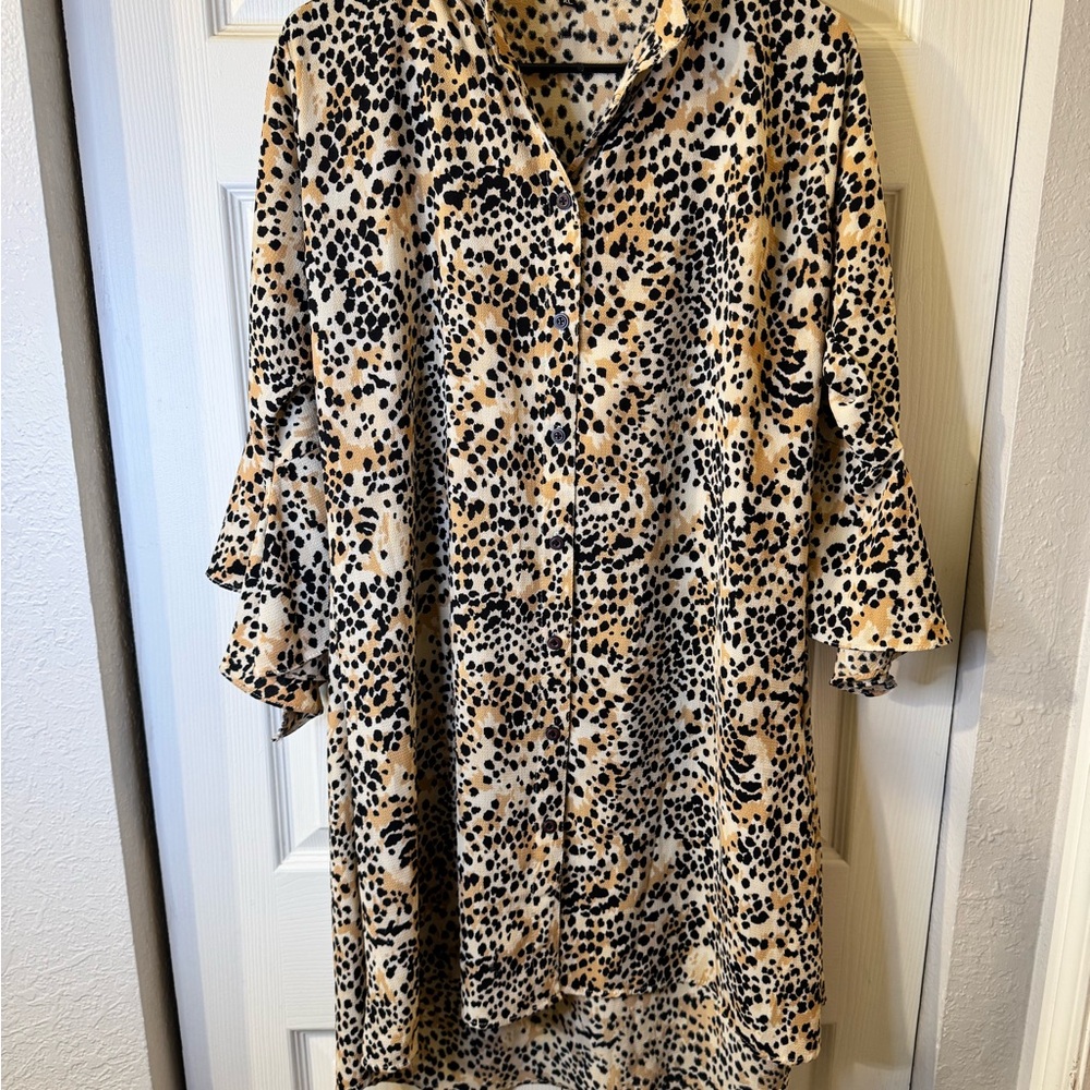 Mango Leopard Print‎ Dress